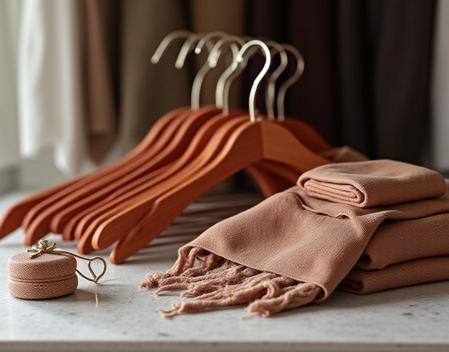 Luxury red cedar hangers and accessories eco-friendly