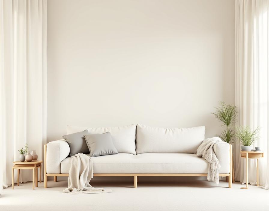 Minimalist modern furniture with clean lines