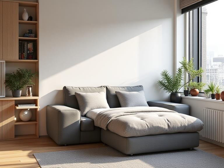 Small space multifunctional furniture for apartments